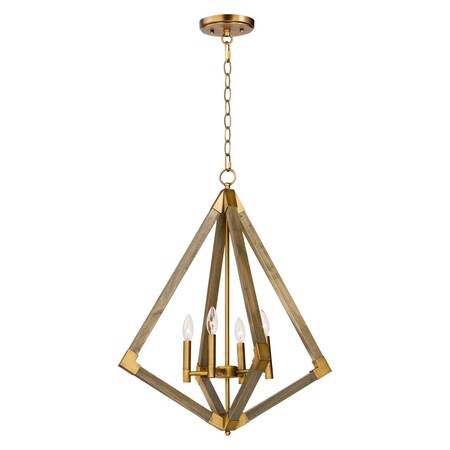 Maxim Vector 4-Light Pendant 12254WOAB